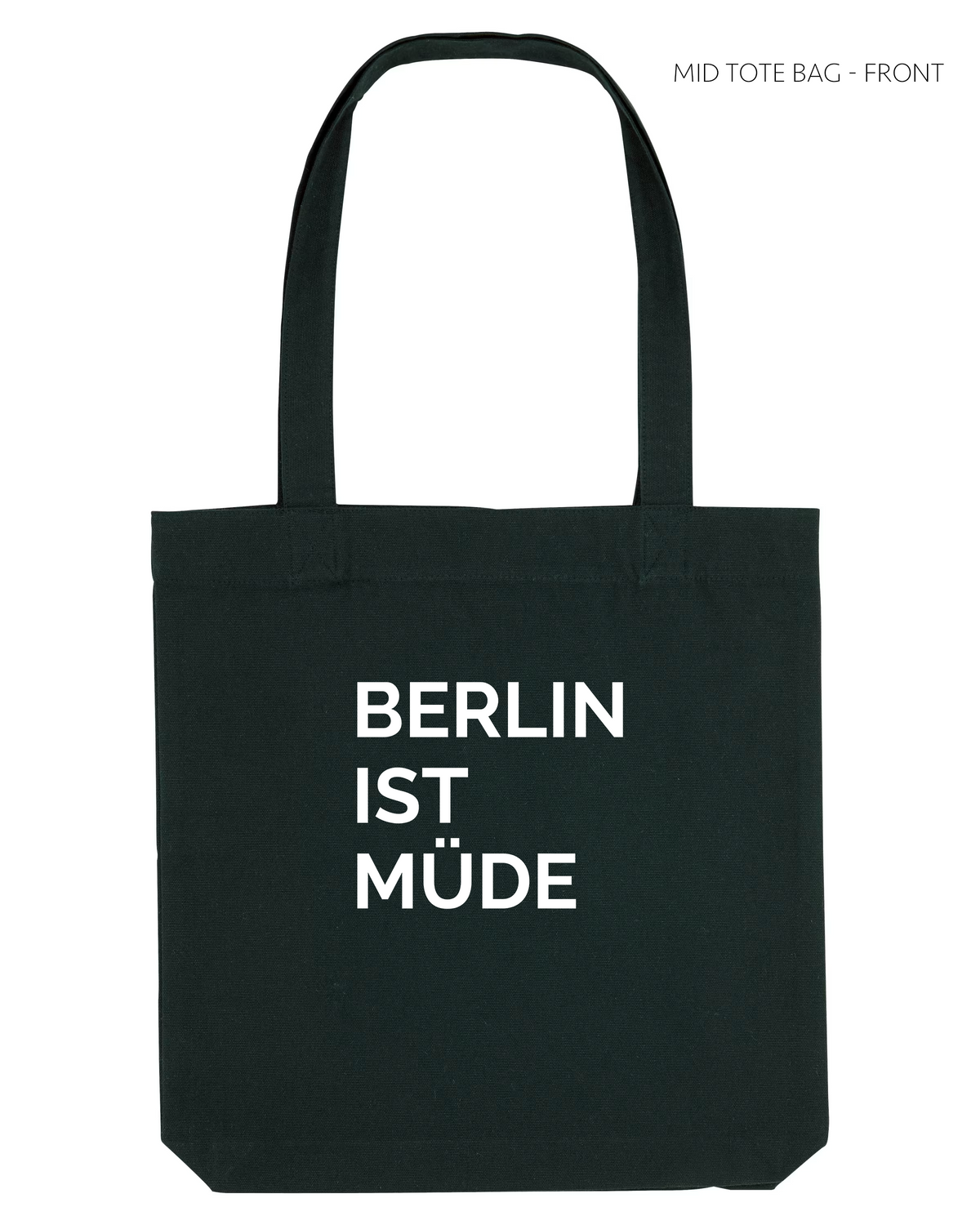 Berlin Mude mid tote bag front