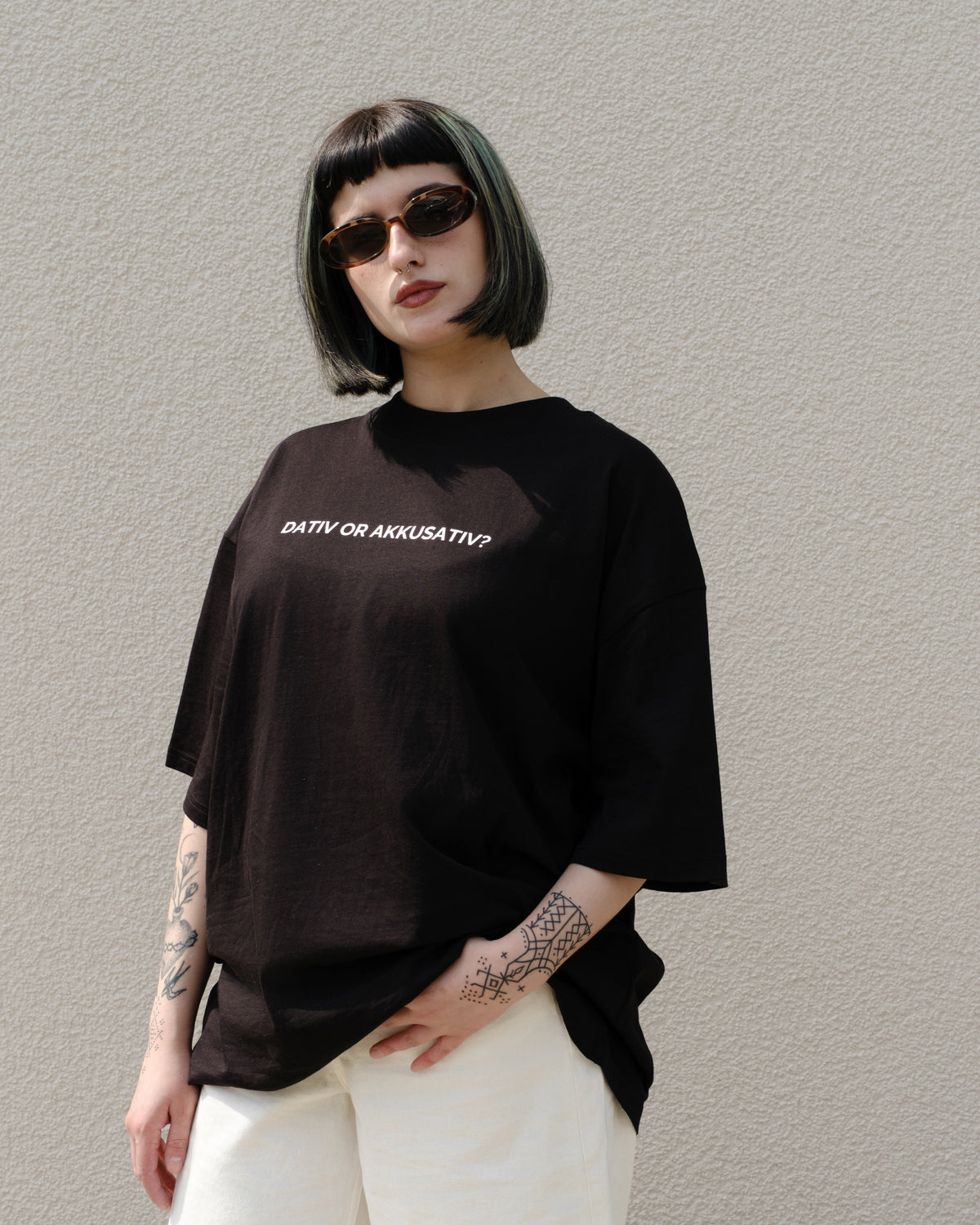 Dativ oder Akkusativ? — T-Shirt