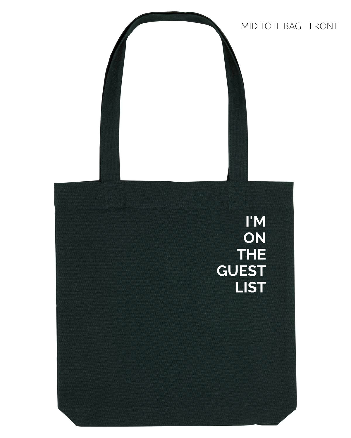 Guest List mid tote bag