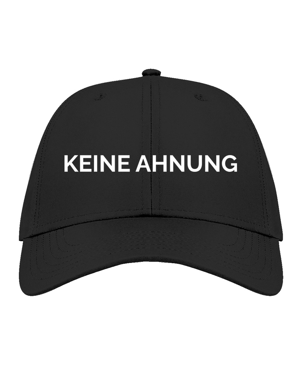 Keine Ahnung — Low profile cap mockup