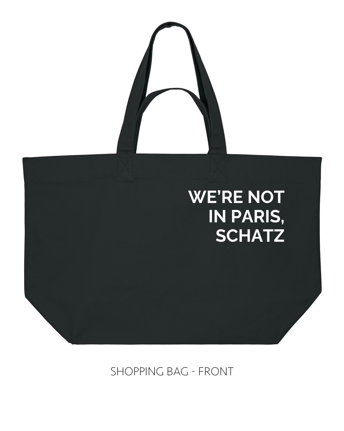 Not in Paris shopping bag