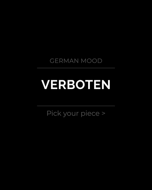 Verboten — German mood tile