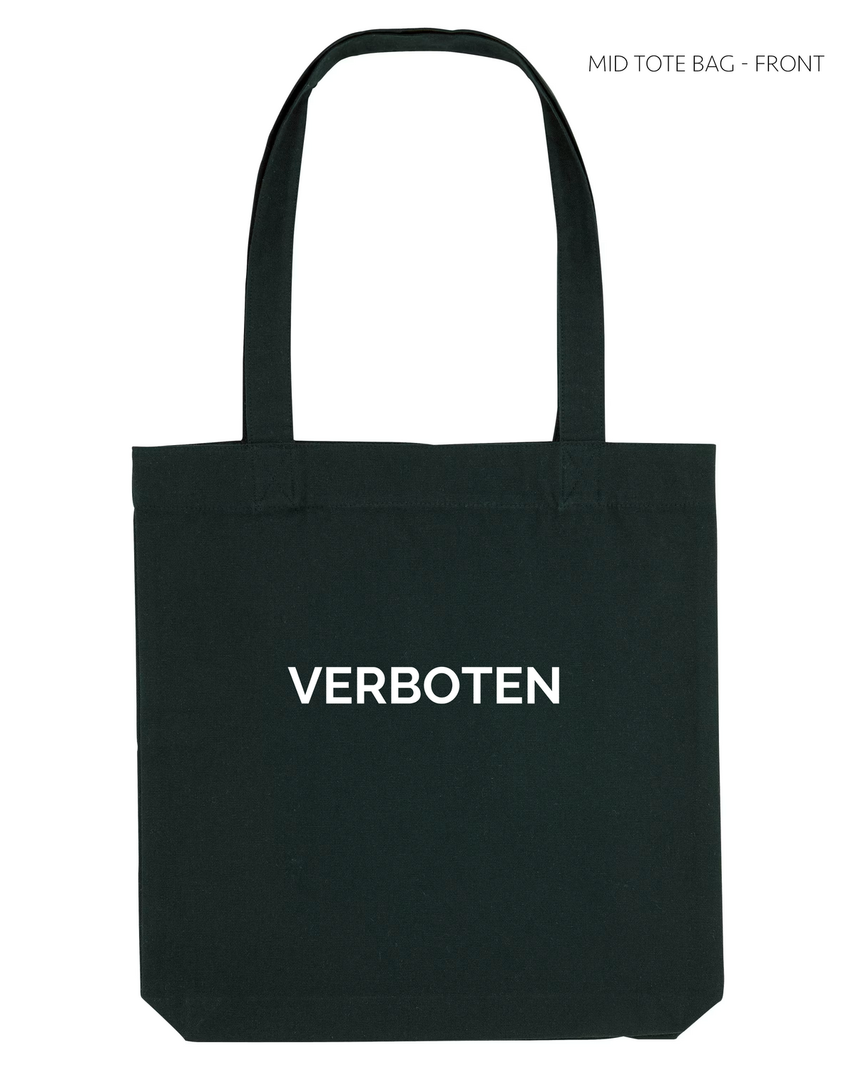 Verboten mid tote bag